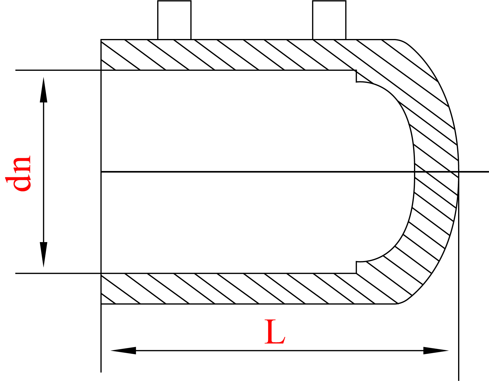 Заглушка электросварная D 40 SDR11 (PN10/PN16)