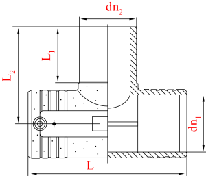 Тройник электросварной равнопроходной D 140X125X140SDR11 (PN10/PN16) 